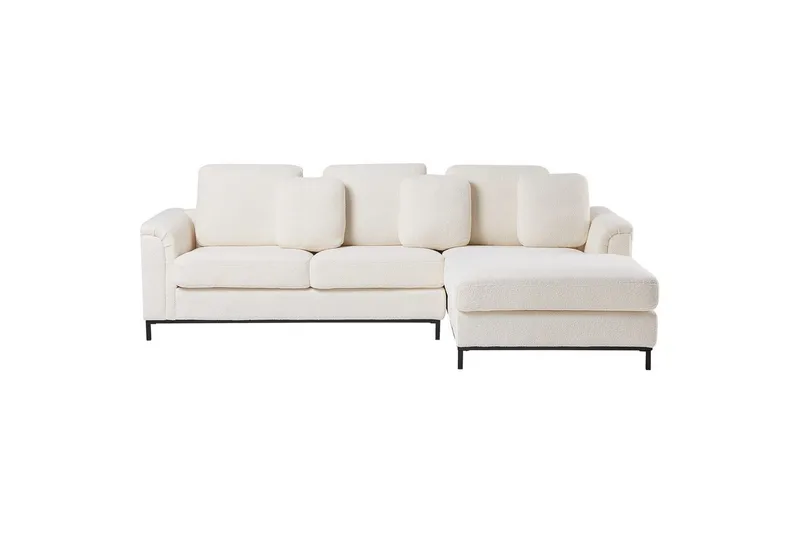 Hörnsoffa Beliani Oslo Högervänd Right-faced - Møbler - Sofaer - Sofa med sjeselong