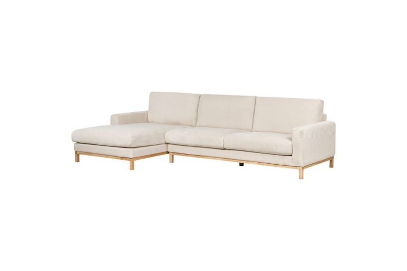 Hörnsoffa Beliani Siggard Beige, ljust trä Beige||Light colored wood VALUE_MISSING_1 - Møbler - Sofaer - Sofagrupper