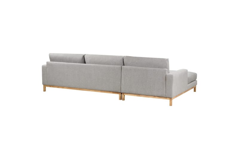 Hörnsoffa Beliani Siggard Beige, ljust trä Graphite grey||Light colored wood VALUE_MISSING_4 - Møbler - Sofaer - Sofagrupper