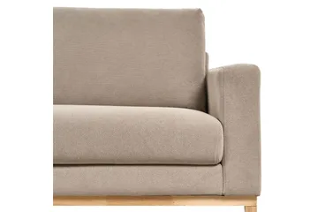 Hörnsoffa Beliani Siggard Beige, ljust trä Taupe||Light colored wood VALUE_MISSING_2 - Møbler - Sofaer - Sofagrupper