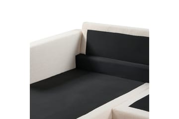 Hörnsoffa Beliani Siggard Beige, ljust trä White||Light colored wood VALUE_MISSING_3 - Møbler - Sofaer - Sofagrupper