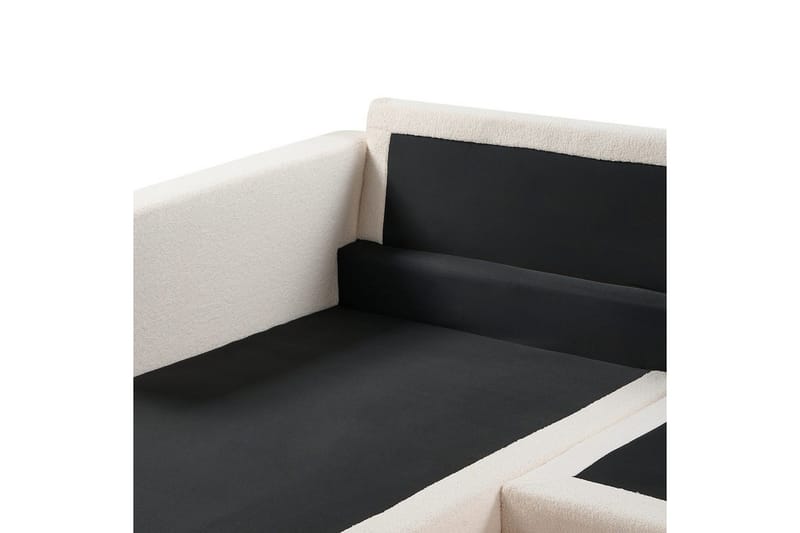 Hörnsoffa Beliani Siggard Beige, ljust trä White||Light colored wood VALUE_MISSING_3 - Møbler - Sofaer - Sofagrupper