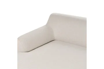 Hörnsoffa Beliani Sosjo Beige, ljust trä, Högervänd Beige||Light colored wood Left-faced - Møbler - Sofaer - Sofa med sjeselong