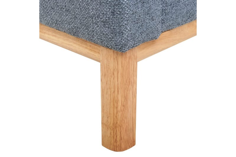 Hörnsoffa Beliani Sosjo Beige, ljust trä, Högervänd blue||Light colored wood Left-faced - Møbler - Sofaer - Sofa med sjeselong