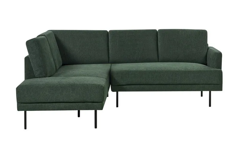 Hörnsoffa Grön, Svart Vänstervänd