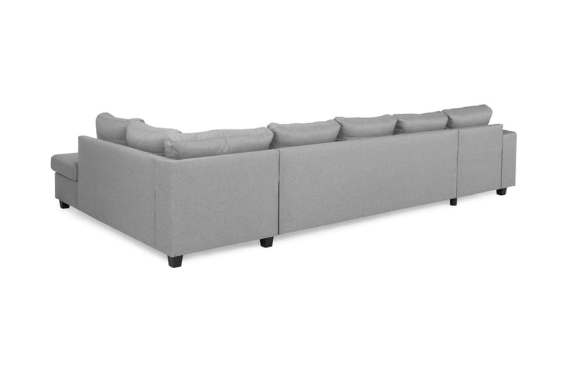 Houston U-sofa Large med Divan Venstre - Grå - U-sofa