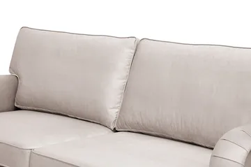 Howard Classic 3-seters fløyelssofa - Beige - Møbler - Sofaer - Fløyel sofaer