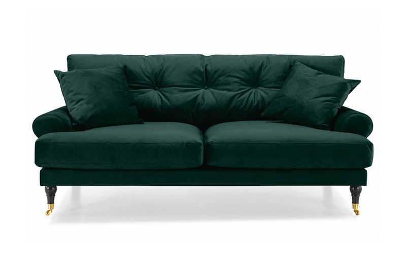 Andrew 2-seters Fløyelssofa - Grønn - Møbler - Sofaer - Howard sofa