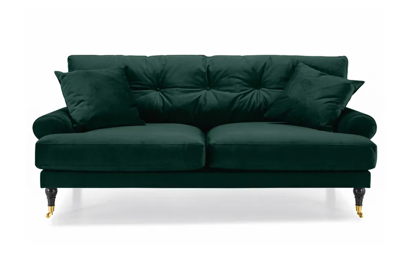 Andrew 2-seters Fløyelssofa - Grønn - Møbler - Sofaer - 2 seter sofa