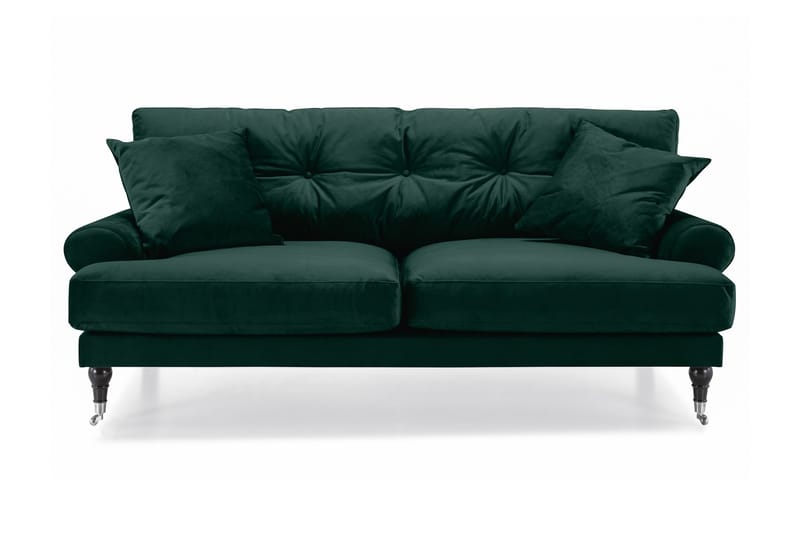 Andrew 2-seters Fløyelssofa - Grønn - Møbler - Sofaer - 2 seter sofa