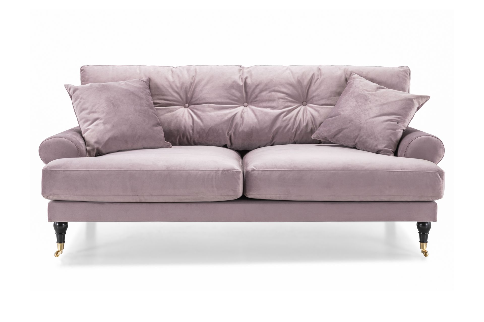 Andrew 2-seters Fløyelssofa - Lilla - Møbler - Sofaer - Howard sofa