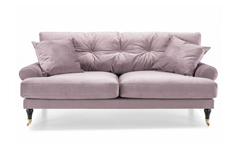 Andrew 2-seters Fløyelssofa - Lilla - Møbler - Sofaer - Howard sofa