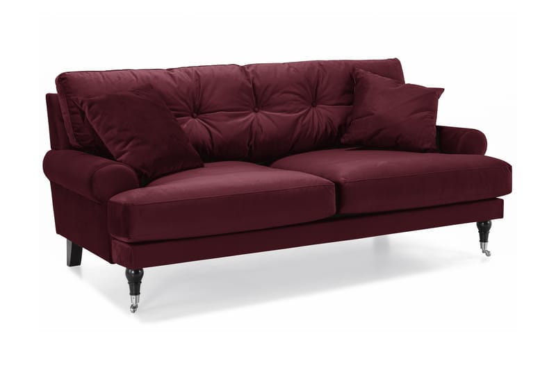 Andrew 2-seters Fløyelssofa - Lilla - Møbler - Sofaer - Howard sofa
