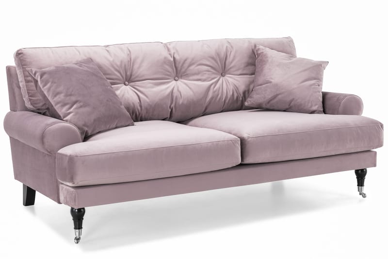 Andrew 2-seters Fløyelssofa - Lilla - Møbler - Sofaer - 2 seter sofa