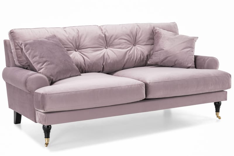 Andrew 2-seters Fløyelssofa - Lilla - Møbler - Sofaer - 2 seter sofa