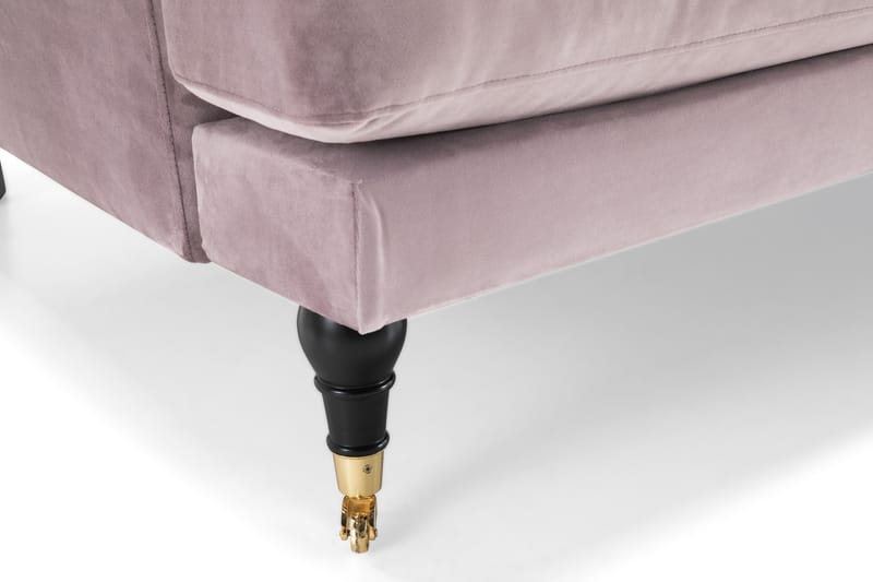 Andrew 2-seters Fløyelssofa - Lilla - Møbler - Sofaer - Howard sofa