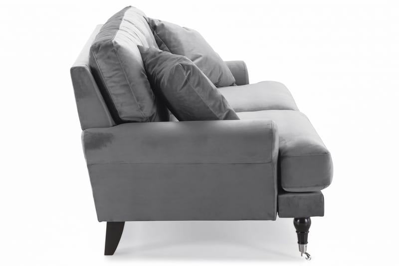 Andrew 2-seters Fløyelssofa - Lys grå - Møbler - Sofaer - 2 seter sofa