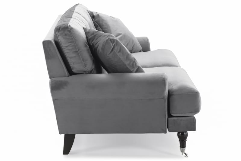 Andrew 2-seters Fløyelssofa - Lys grå - Møbler - Sofaer - Howard sofa