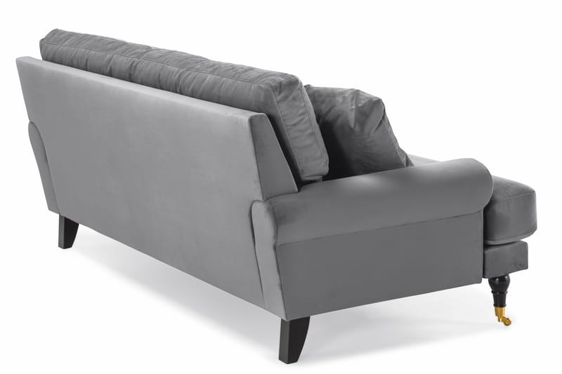 Andrew 2-seters Fløyelssofa - Lys grå - Møbler - Sofaer - Howard sofa