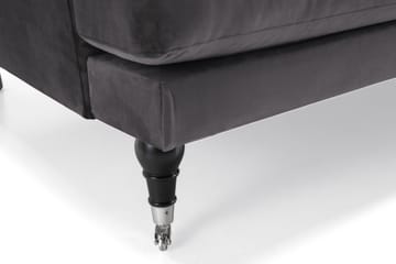 Andrew 2-seters Fløyelssofa - Mørk grå - Møbler - Sofaer - Howard sofa