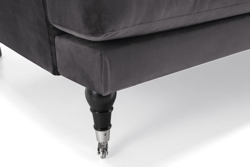 Andrew 2-seters Fløyelssofa - Mørk grå - Møbler - Sofaer - Howard sofa