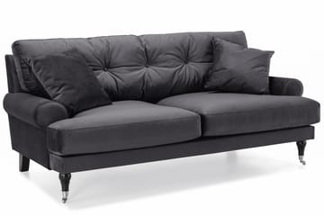 Andrew 2-seters Fløyelssofa - Mørk grå - Møbler - Sofaer - Howard sofa