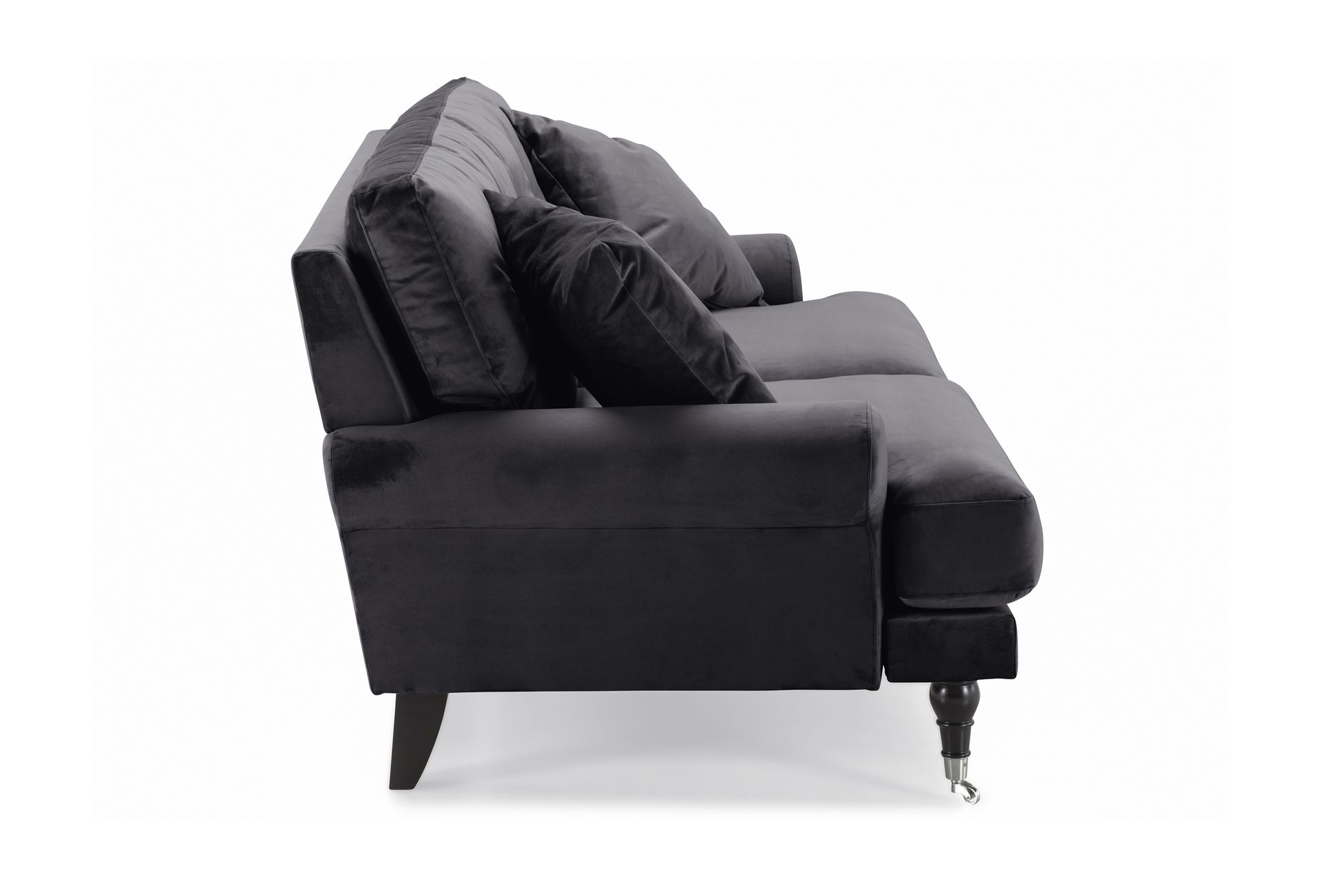 Andrew 2-seters Fløyelssofa - Mørk grå - Møbler - Sofaer - Howard sofa