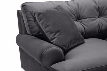 Andrew 2-seters Fløyelssofa - Mørk grå - Møbler - Sofaer - Howard sofa