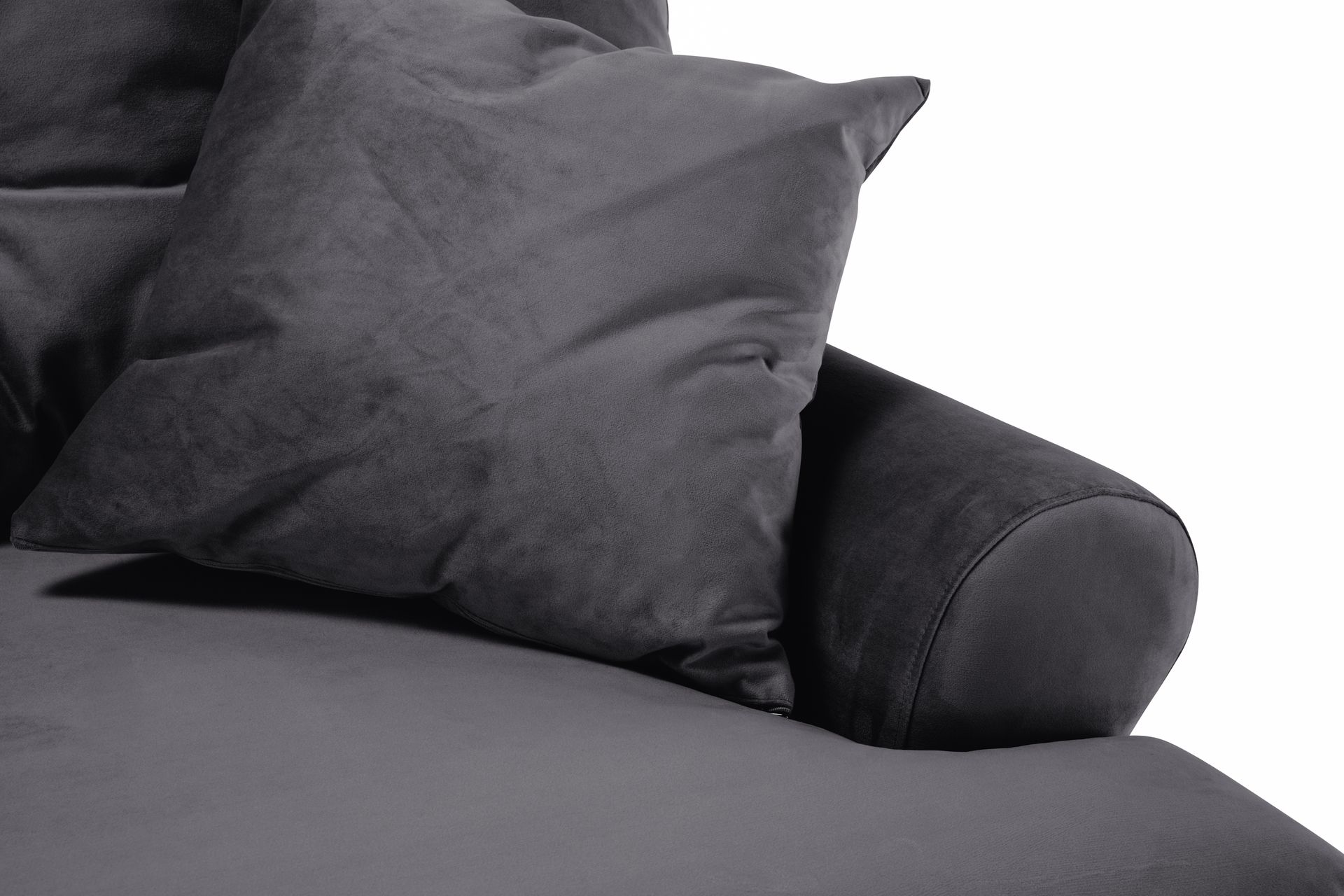 Andrew 2-seters Fløyelssofa - Mørk grå - Møbler - Sofaer - Howard sofa