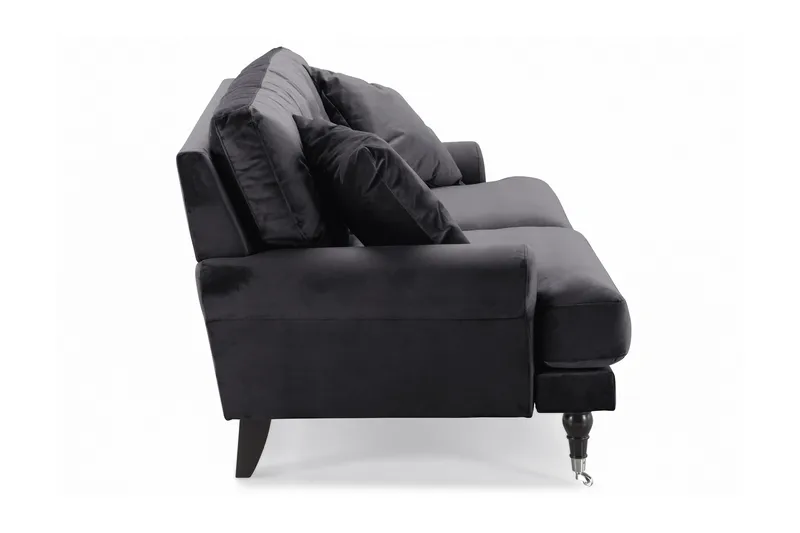Andrew 2-seters Fløyelssofa - Mørk grå - Møbler - Sofaer - 2 seter sofa