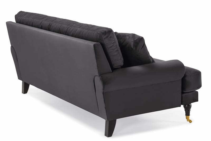Andrew 2-seters Fløyelssofa - Mørk grå - Møbler - Sofaer - 2 seter sofa