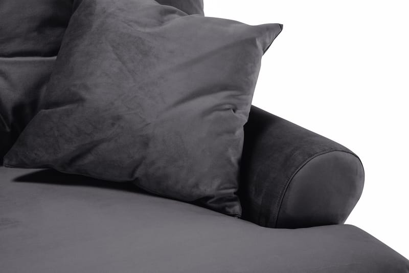 Andrew 2-seters Fløyelssofa - Mørk grå - Møbler - Sofaer - 2 seter sofa
