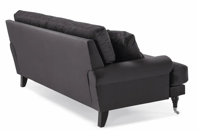 Andrew 2-seters Fløyelssofa - Mørk grå - Møbler - Sofaer - 2 seter sofa