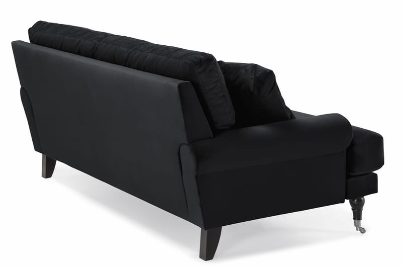 Andrew 2-seters Fløyelssofa - Svart - Møbler - Sofaer - 2 seter sofa