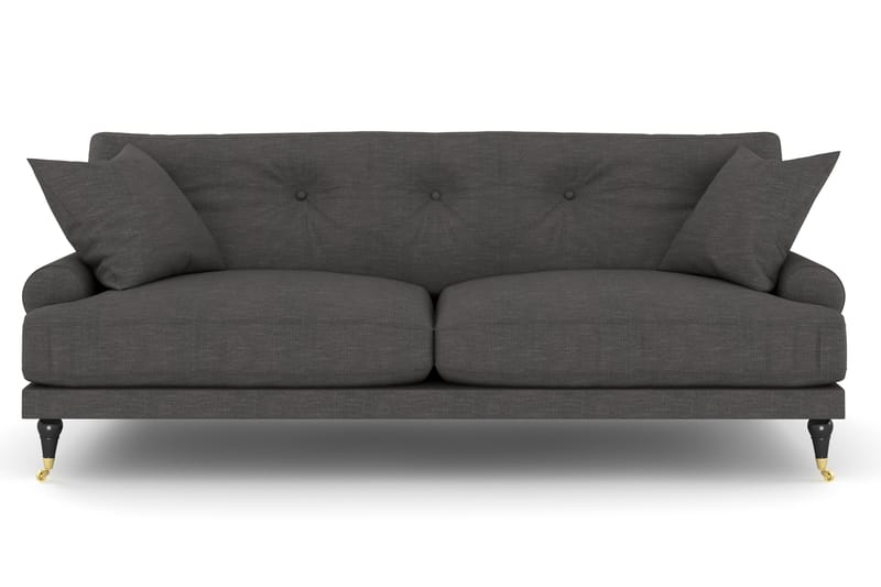 Andrew 2-seters Sofa - Mørkegrå/Messing - Howard sofa - 2 seter sofa
