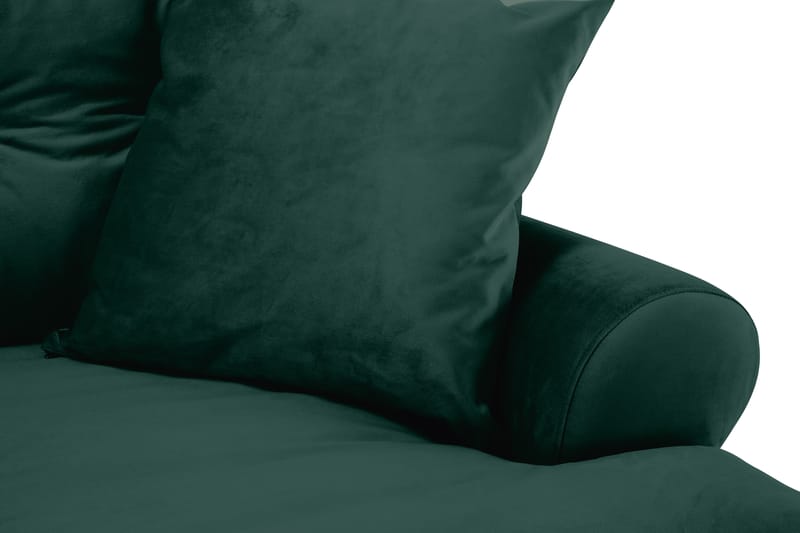 Andrew 3-seters Fløyelssofa - Grønn - Møbler - Sofaer - Howard sofa