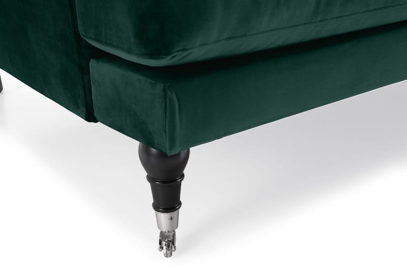 Andrew 3-seters Fløyelssofa - Grønn - Møbler - Sofaer - Sofa 3 seter