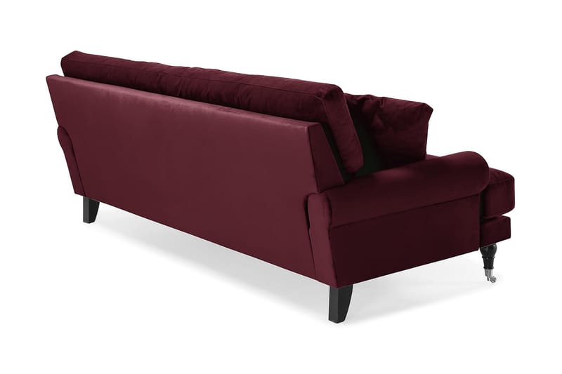 Andrew 3-seters Fløyelssofa - Lilla - Møbler - Sofaer - Howard sofa
