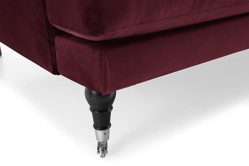 Andrew 3-seters Fløyelssofa - Lilla - Møbler - Sofaer - Howard sofa