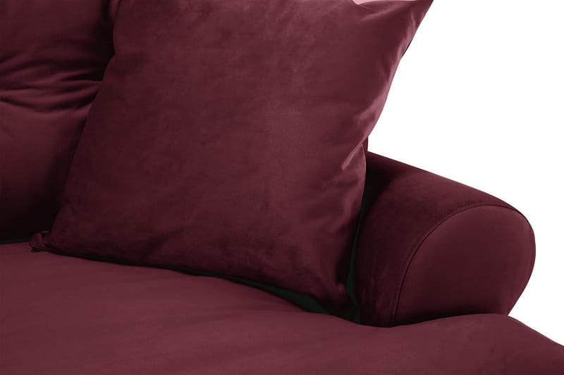 Andrew 3-seters Fløyelssofa - Lilla - Møbler - Sofaer - Howard sofa