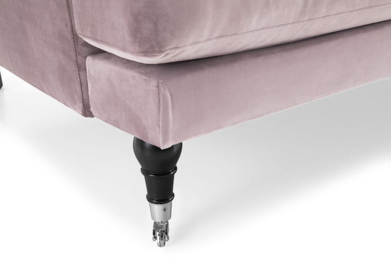 Andrew 3-seters Fløyelssofa - Lilla - Møbler - Sofaer - Howard sofa