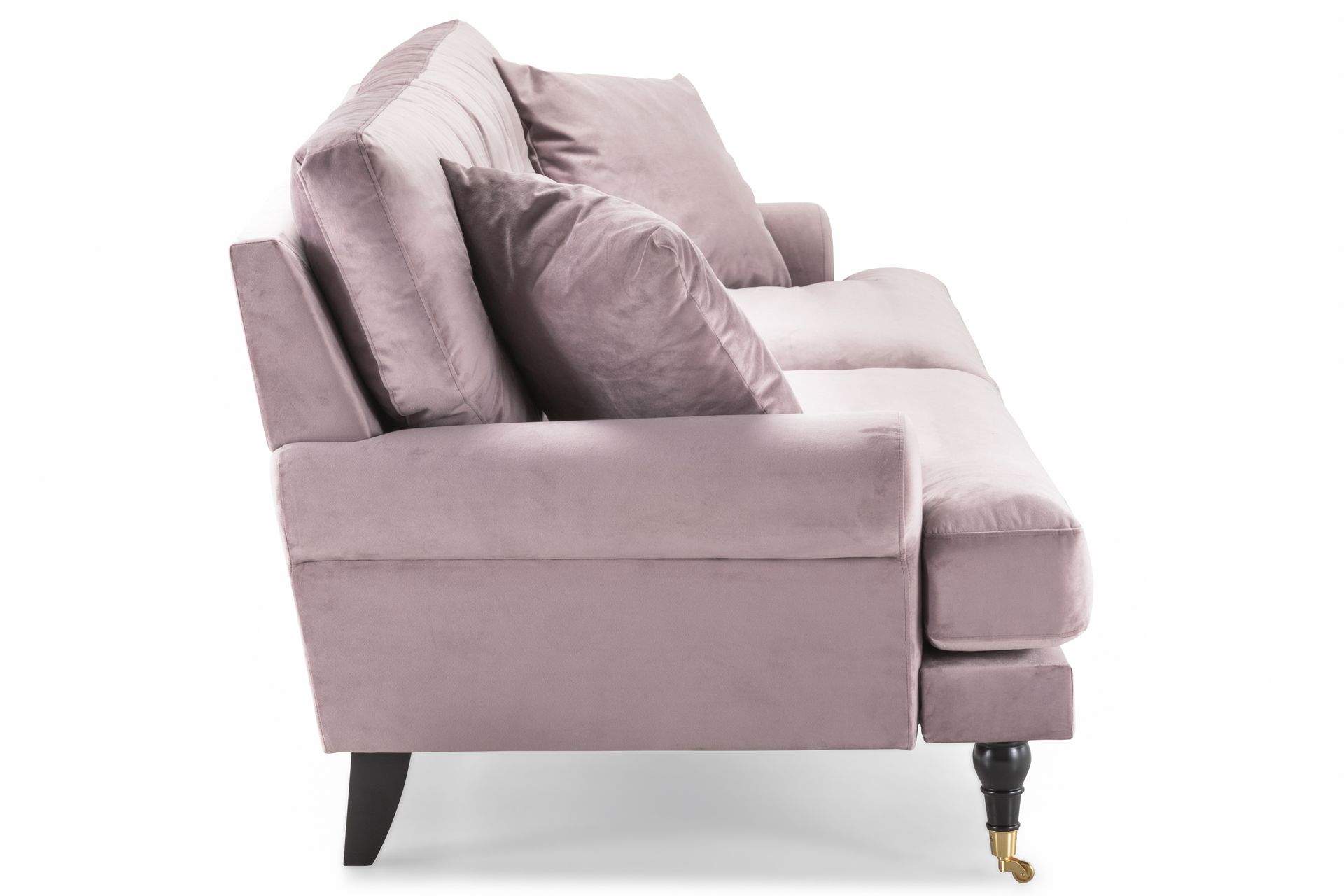 Andrew 3-seters Fløyelssofa - Lilla - Møbler - Sofaer - Howard sofa
