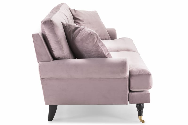 Andrew 3-seters Fløyelssofa - Lilla - Møbler - Sofaer - Howard sofa
