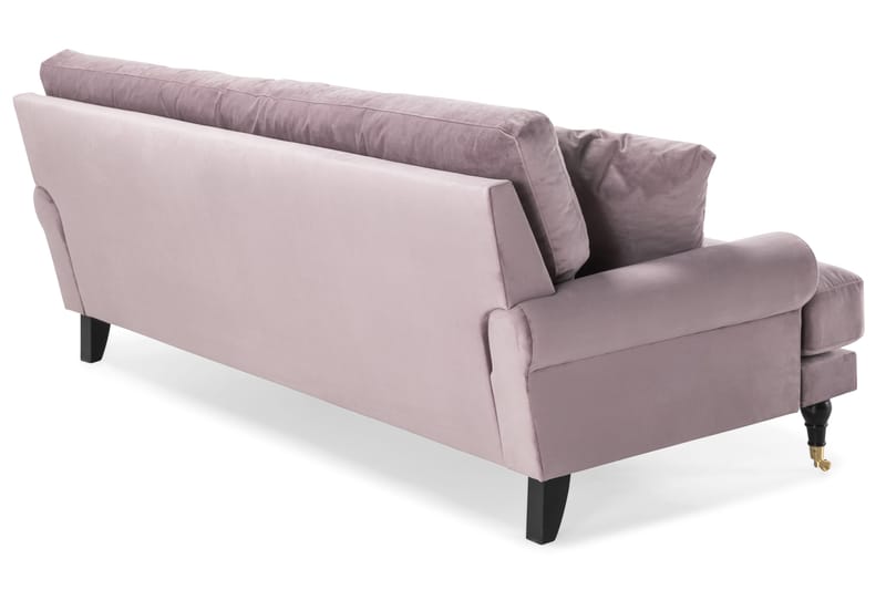 Andrew 3-seters Fløyelssofa - Lilla - Møbler - Sofaer - Sofa 3 seter