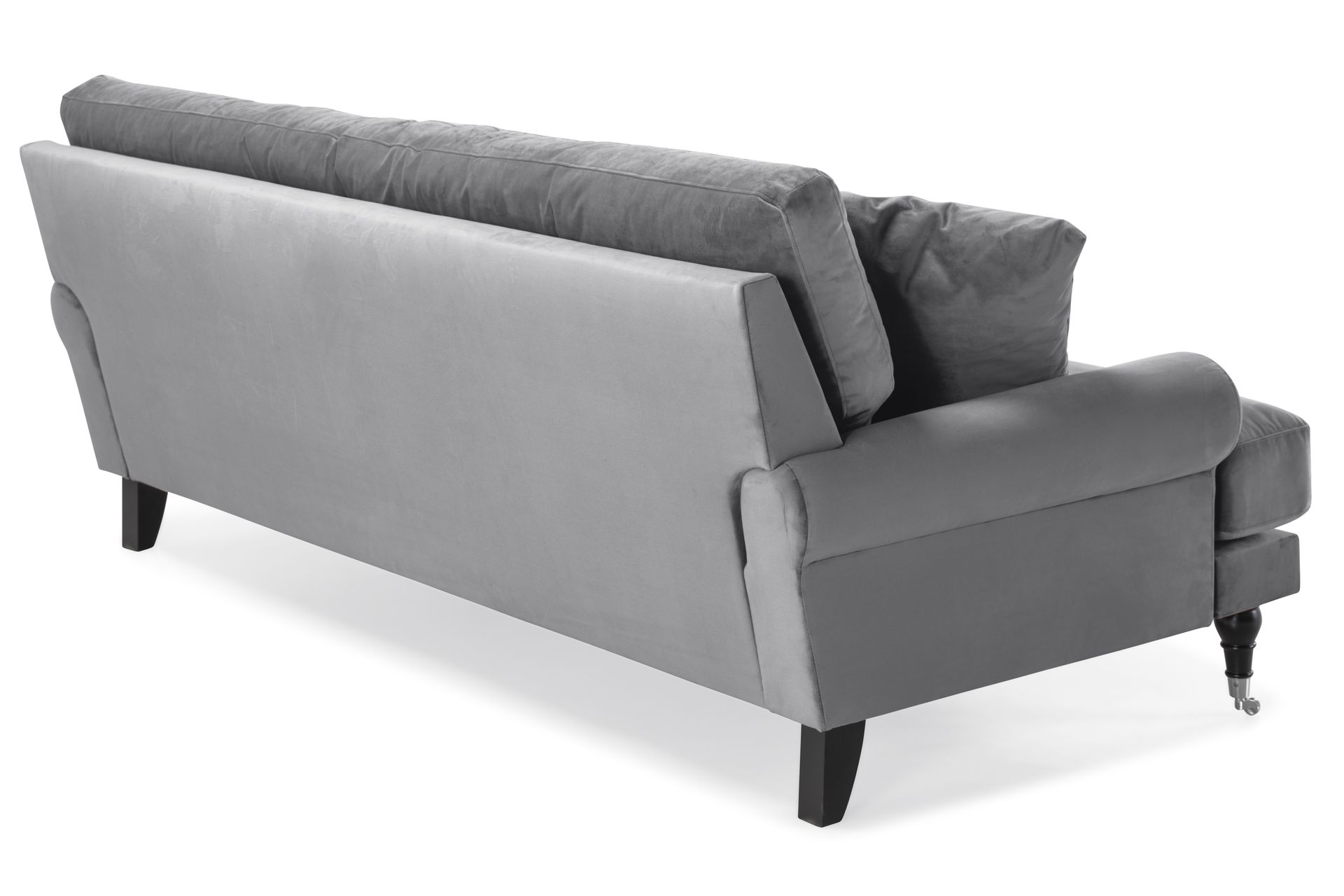 Andrew 3-seters Fløyelssofa - Lys grå - Møbler - Sofaer - Howard sofa