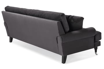 Andrew 3-seters Fløyelssofa - Mørk grå - Møbler - Sofaer - Howard sofa