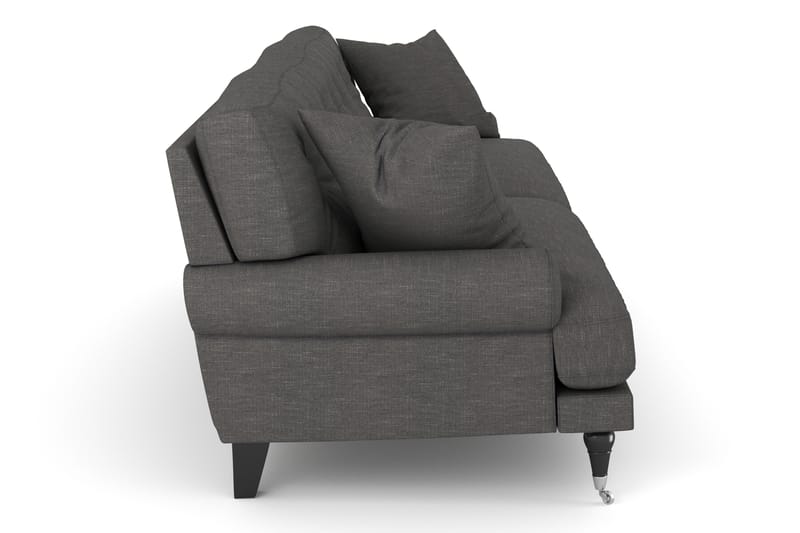Andrew 3-seters Sofa - Mørkegrå/Krom - Møbler - Sofaer - Howard sofa