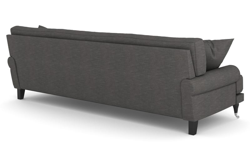Andrew 3-seters Sofa - Mørkegrå/Krom - Møbler - Sofaer - Howard sofa