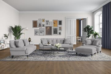 Andrew 3-seters Stoffsofa - Grå - Møbler - Sofaer - Howard sofa