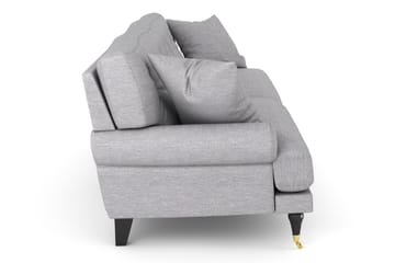 Andrew 3-seters Stoffsofa - Grå - Møbler - Sofaer - Howard sofa